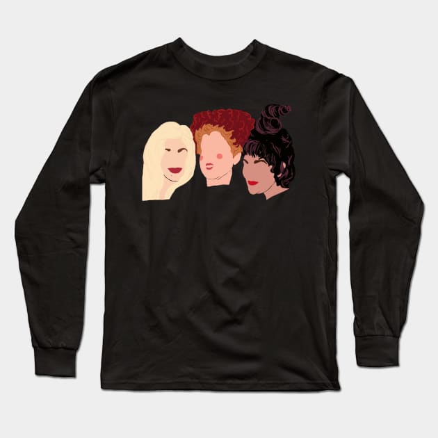 Sanderson Sisters Long Sleeve T-Shirt by KangarooZach41